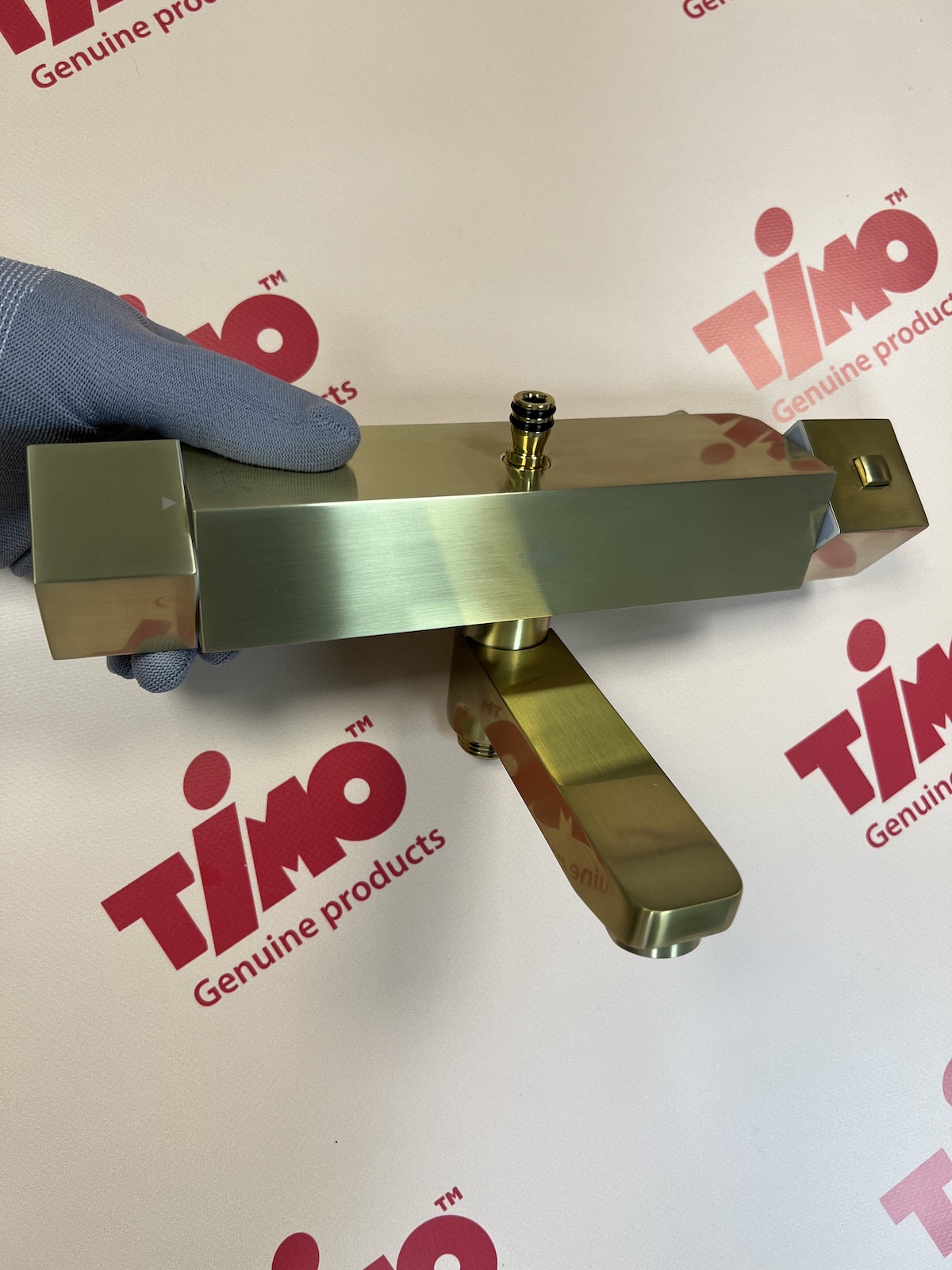 Душевая система с термостатом Timo Tetra-thermo SX-0169/17 золото матовое, фото 5
